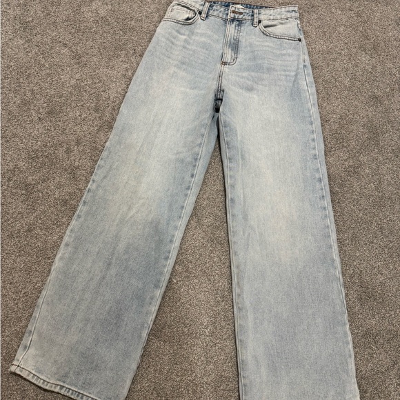 NWOT Billabong Denim Wide Leg Jeans Lightwash Denim - Picture 3 of 8